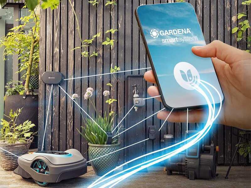 Gardena Smart SILENO Free 800 - Robot tagliaerba - Gestione con Gardena Smart App -  Senza impianto