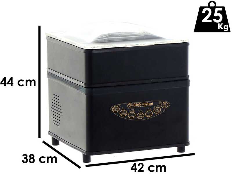 OUTLET - DIFETTI ESTETICI - More than chef ULTRASAVING Nero - Macchina sottovuoto a campana - Barra saldante da 30cm