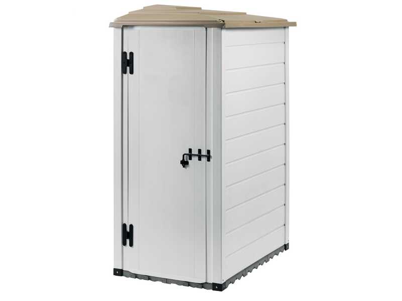 Garofalo Tuscany Evo 100 Reverso - Casetta porta attrezzi - Con porta reversibile - 82.5x122x195 cm