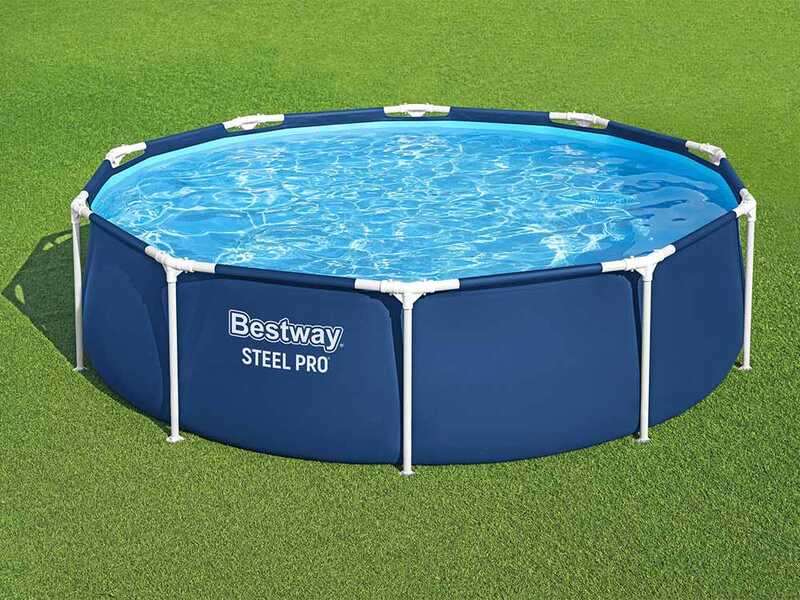 Bestway Steel Pro 56677 - &Oslash;305x76 cm - Piscina Rotonda per 3-4 Persone