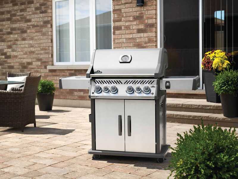 Napoleon Rogue SE 525 RSIB - Barbecue a gas - Con fornello laterale a infrarossi