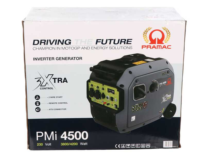 Pramac PMi 4500 - Generatore di corrente - 4.2 kW - Continua 3,8 kW Monofase