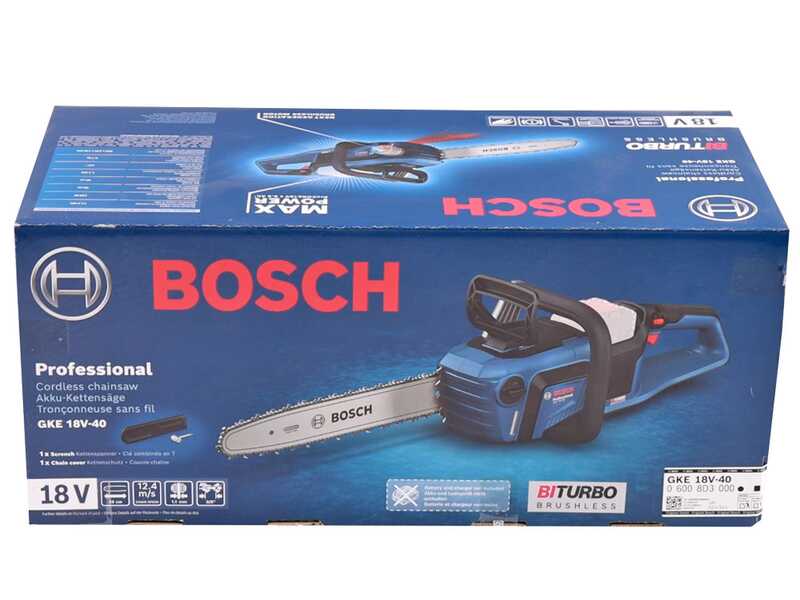 Bosch Professional BITURBO GKE 18V-40 - Elettrosega a batteria - 18V - SENZA BATTERIA E CARICABATTERIA
