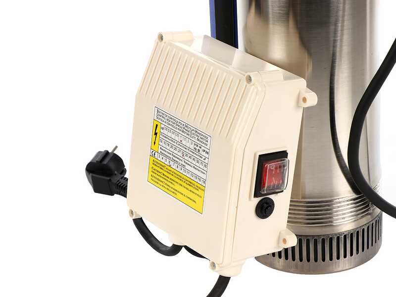 Ribimex PRPVC752/43F - Pompa sommersa per pozzi - 750 W - Acque chiare