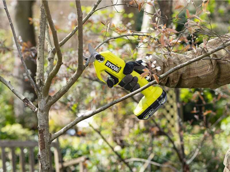 Ryobi RY18SCA-120P - Forbice elettrica da potatura - 18V 2Ah