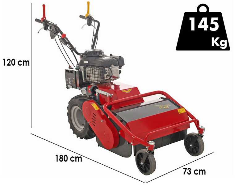 Meccanica Benassi TR 600 - Trinciaerba professionale a martelli - Motore a benzina 13 HP