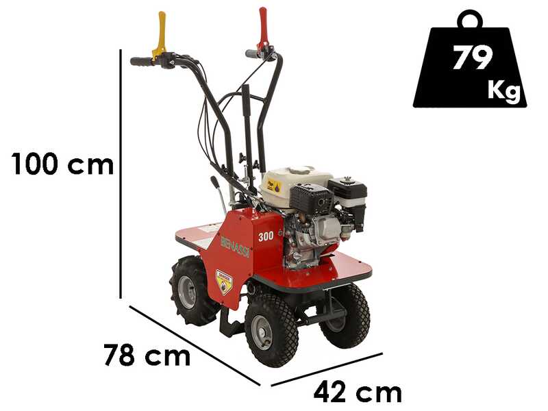 Benassi L300 - Tagliazolle a benzina trazionato - Honda GX160 - 5.5HP