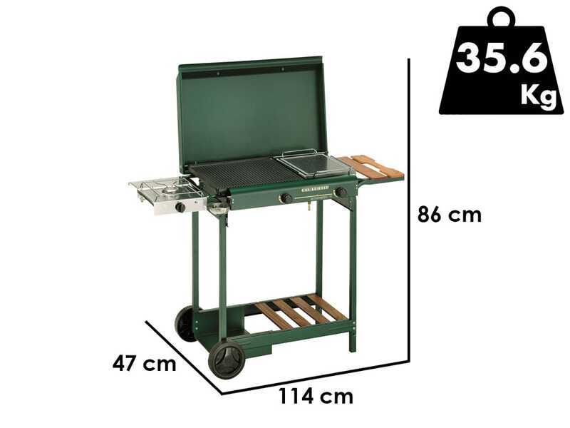 Ompagrill Doppio Gas 4069/07/M - Barbecue a gas