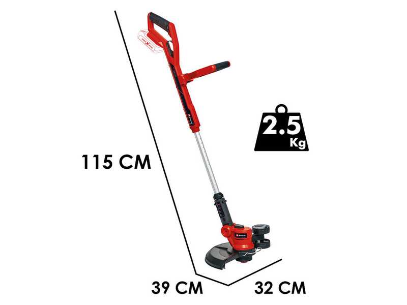 Einhell GE-CT 18/30 Li - Bordatore a batteria - 18V 2.5Ah