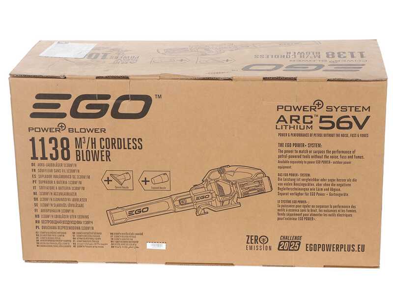EGO LB6700E - Soffiatore a batteria - SENZA BATTERIE E CARICABATTERIE