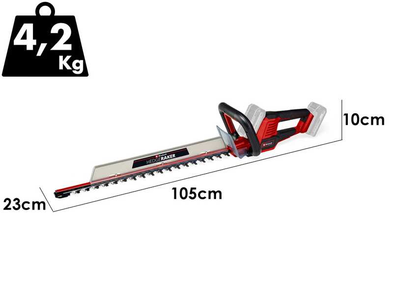 Einhell GE-CH 36/61 Li - Tagliasiepi a batteria - 36V - 2x18V - Lama da 67cm