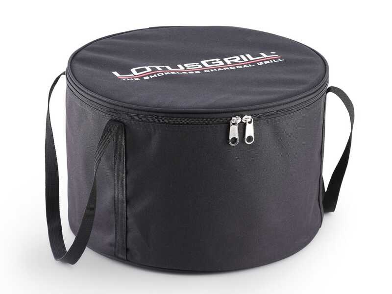 LotusGrill LG G34 H RD - Barbecue portatile per esterno ibrido - Scocca rossa