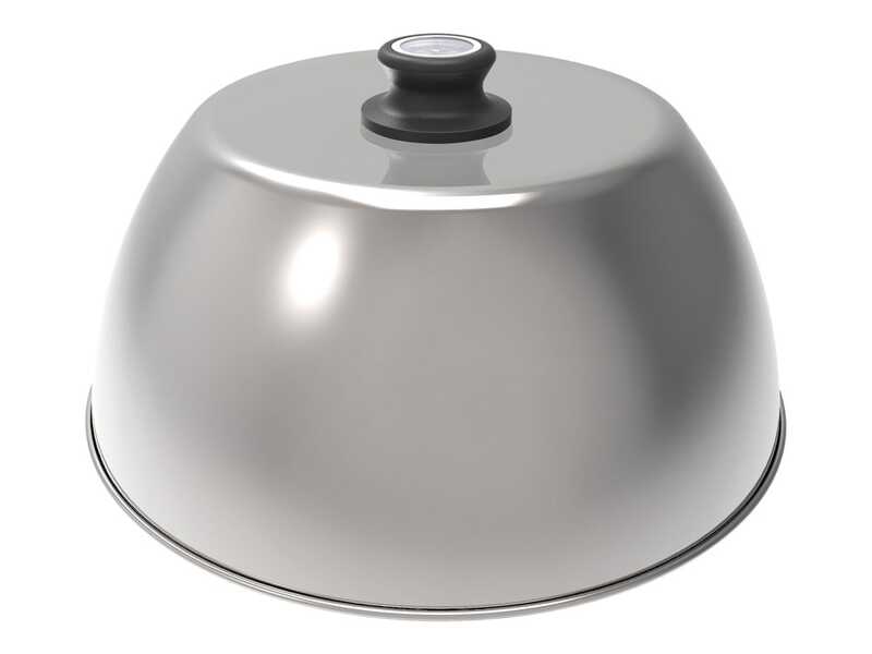 LotusGrill - Cappa inox e vetro per barbecue G34