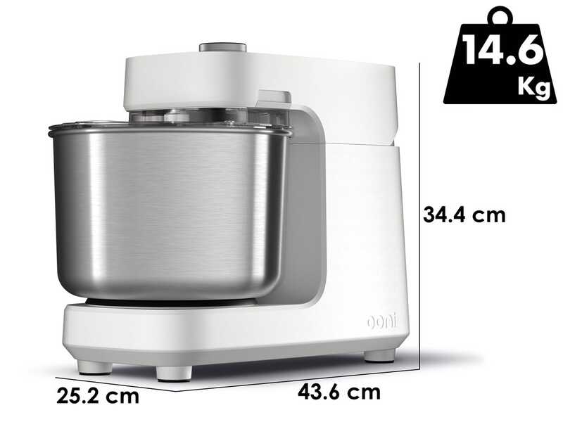 OONI Halo Pro Spiral Polar White - Impastatrice a spirale 7 Kg