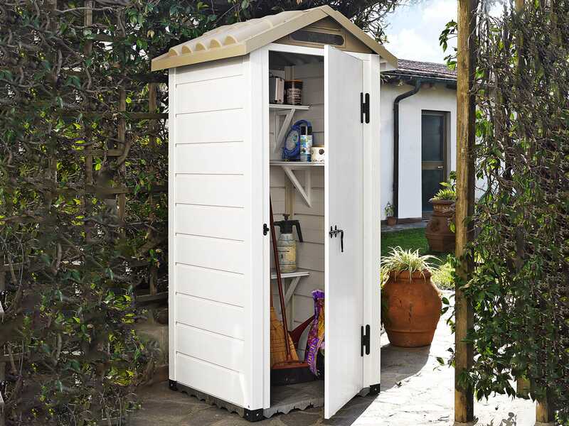 Garofalo Tuscany 80 - Casetta porta attrezzi - 82.5x82.5x203 cm
