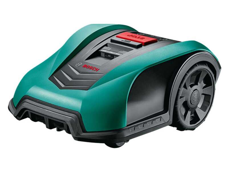 OUTLET - DA ESPOSIZIONE - Robot rasaerba Bosch Indego 350 - robot tosaerba con batteria al litio 18 V