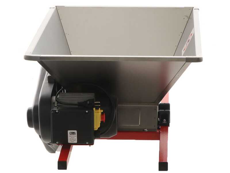 OUTLET - DIFETTI ESTETICI - Grifo PIGMO INOX - Pigiafrutta a barella elettrica - Con protezioni incluse