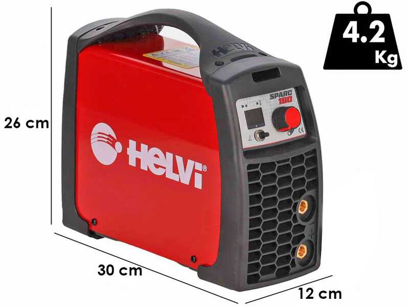 Helvi Sparc 160 - Saldatrice Inverter (MMA) + Kit, corrente continua (DC)