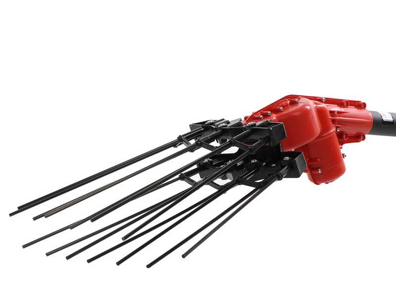 Aima Tandem Cordless - Abbacchiatore elettrico a batteria - Asta fissa in alluminio - 250cm- 3 x 21V 5.2Ah