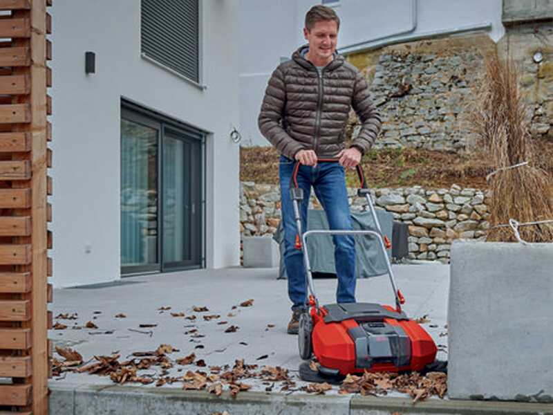 Einhell TE-SW 18/610 Li S - Spazzatrice a batteria con cesto di raccolta - SENZA BATTERIE E CARICABATTERIE