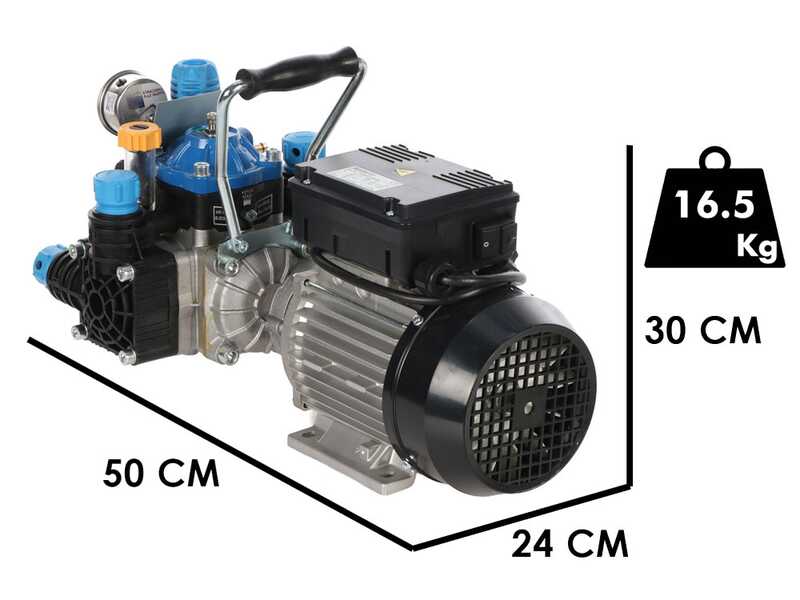 Bertolini Pumps POLY 2025 H.P. RTE.1 - Motopompa elettrica per irrorazione - Versione per acidi e prodotti chimici