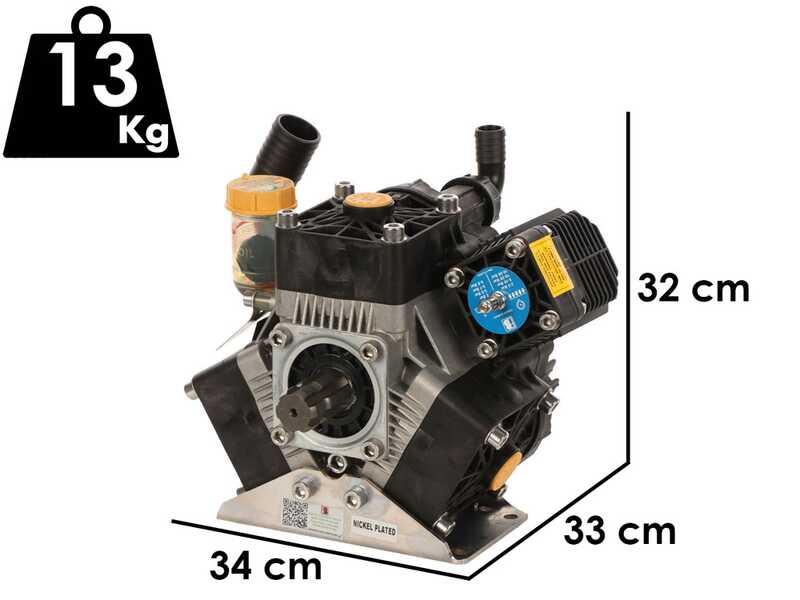 Bertolini Pumps POLY 2105 VS - Pompa a bassa pressione per diserbo a trattore - versione per acidi e prodotti chimici