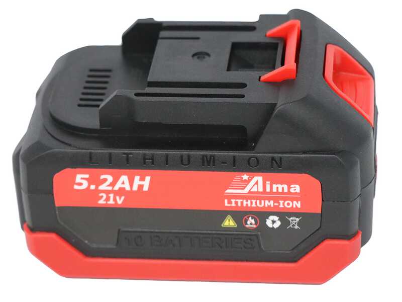 Aima Giulia Cordless - Abbacchiatore elettrico a batteria - Asta telescopica in carbonio - 195-300cm - 3 x 21V 5.2Ah