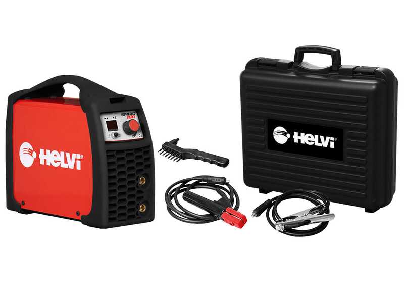 Helvi Jet 200 - Saldatrice Inverter (MMA/TIG LIFT), Valigetta antiurto, corrente continua (DC)