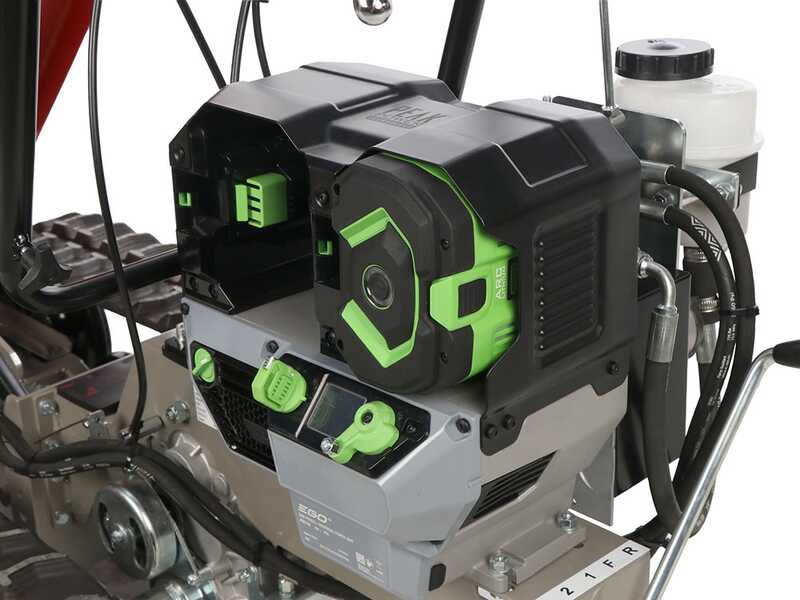 Benassi M503E DH - Motocarriola a batteria con motore EGO - 56V 12Ah - Ribaltamento idraulico