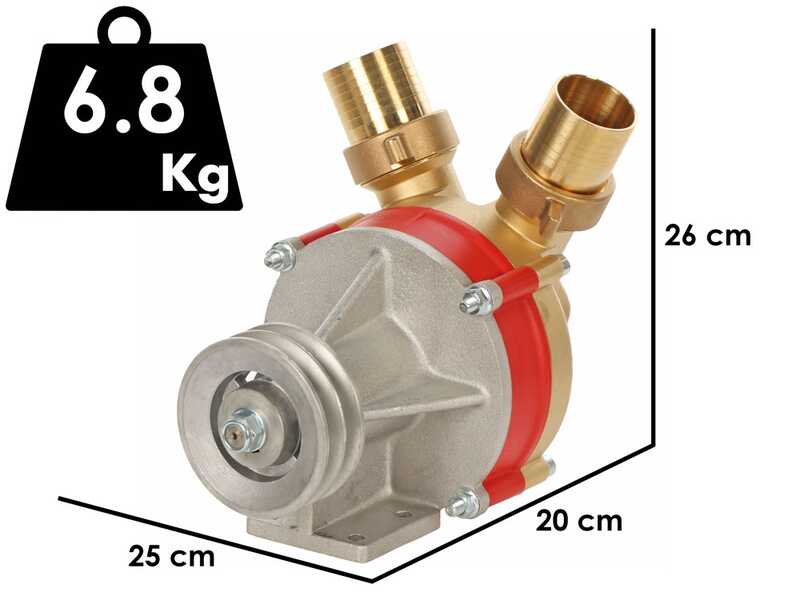 Rover N 50 - Pompa da travaso a puleggia in bronzo