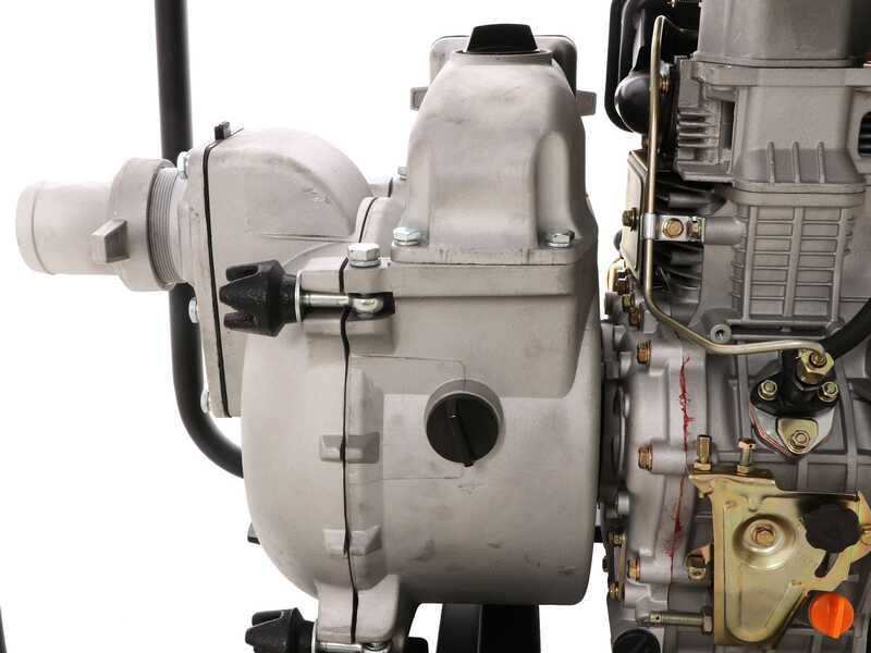 OUTLET - PICCOLI DIFETTI ESTETICI - BlackStone BD-ST 8000ES - Motopompa diesel per acque nere sporche - Raccordi 80 mm