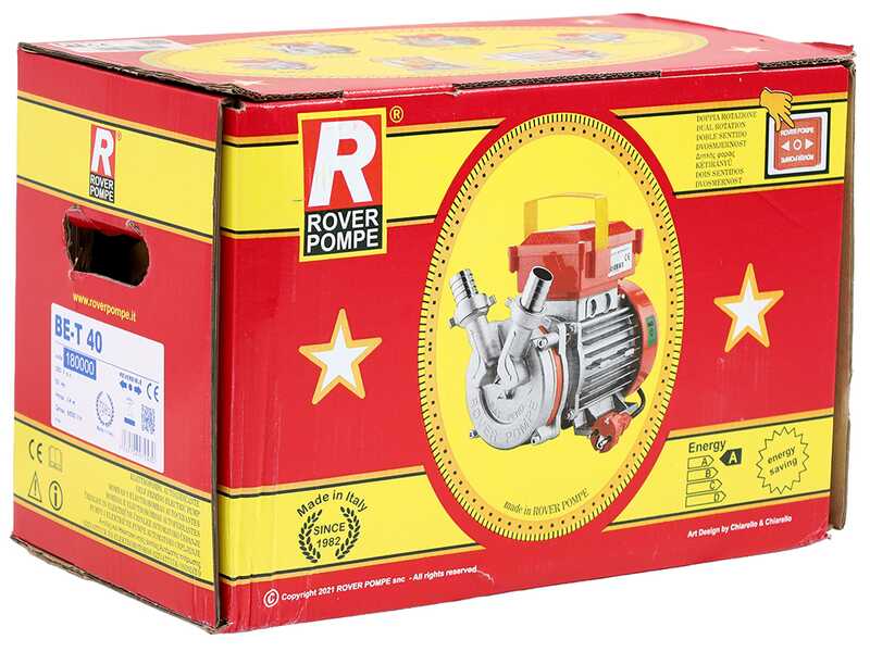 Rover BE-T 40 - Pompa elettrica da travaso in bronzo - Trifase - 400V