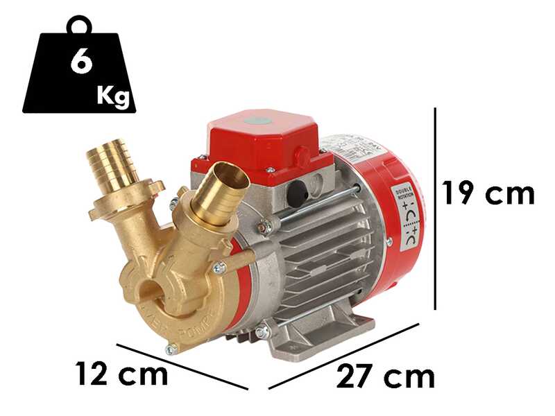 Rover Marina 30 - Pompa elettrica da travaso in bronzo - 12 V