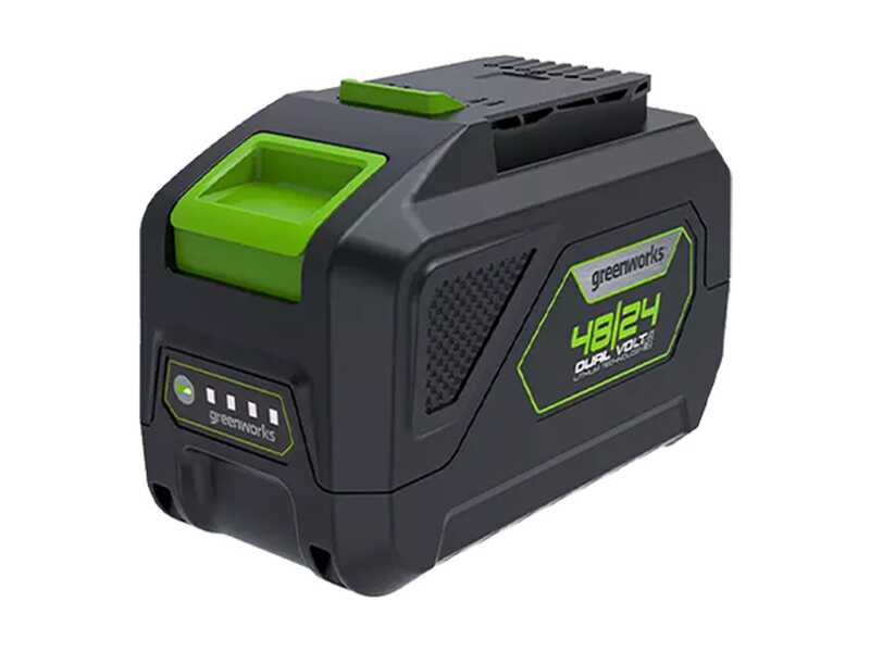 Greenworks G48PHTII - Tagliasiepi a batteria su asta di prolunga - 48V 5Ah