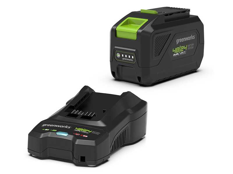 Greenworks GD24LM33 - Tagliaerba a batteria - 24V/8Ah - Taglio 33 cm