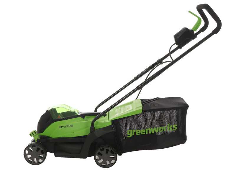 Greenworks GD24LM33 - Tagliaerba a batteria - 24V/8Ah - Taglio 33 cm