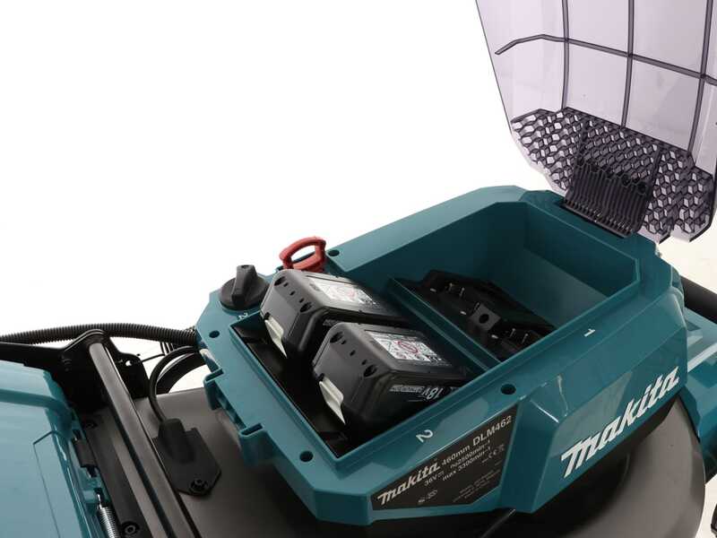 Makita DLM462Z - Tagliaerba semovente a batteria - 4x18V/5Ah - Taglio 46 cm