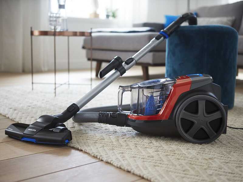 Philips PowerPro Compact FC9330/09 - Aspirapolvere a traino - Senza sacco - Con filtro Allergy H13 - 900W