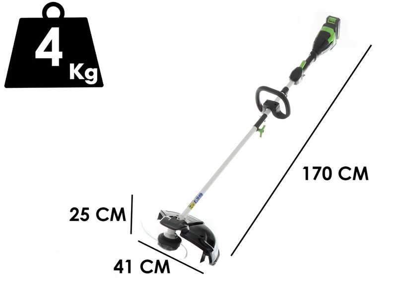 Greenworks GD48TX - Decespugliatore multifunzione a batteria - 48V 5Ah