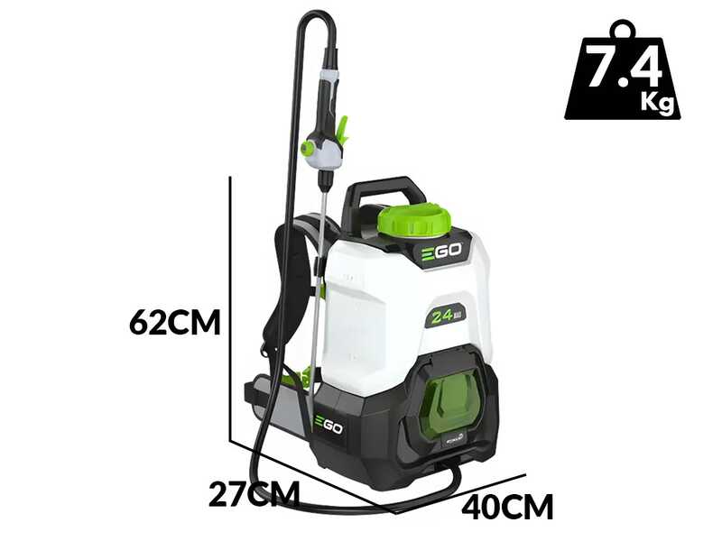 Ego BSP 3500 E - Pompa irroratrice a zaino a batteria - 56V - SENZA BATTERIA E CARICABATTERIA