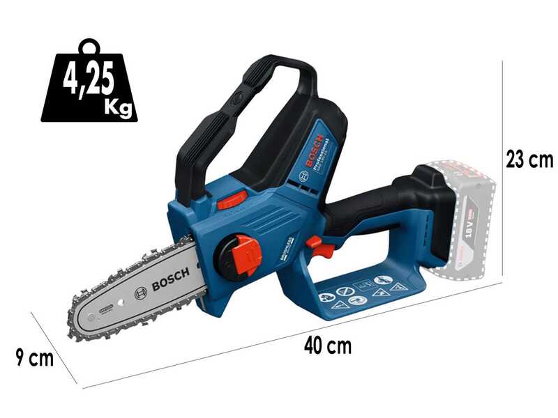 Bosch Professional  GKE 18V‑15 - Potatore manuale a batteria - 18V 12Ah