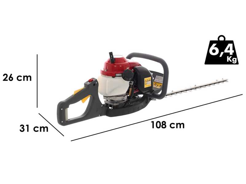 Honda HHH 25D 60ET - Tagliasiepi a scoppio con lama da 58 cm - 25 cc