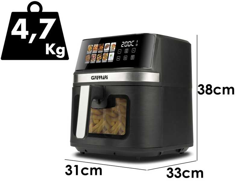 G3 Ferrari Friggisano 8L - Friggitrice ad aria