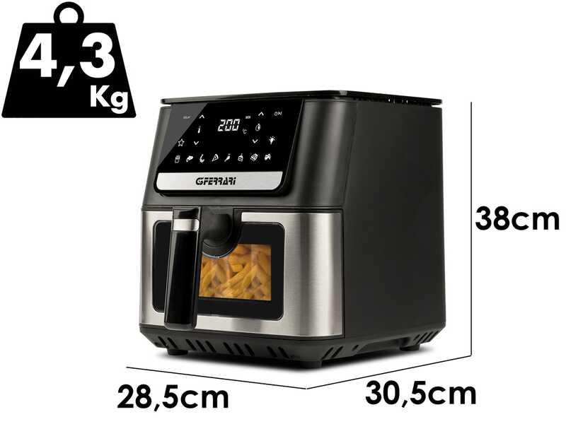 G3 Ferrari Friggisano 6.5L - Friggitrice ad aria