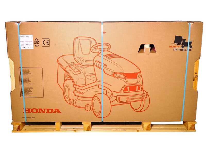 Honda HF 2417 HME - Trattorino tagliaerba - Cambio idrostatico - Motore Honda GCV530 - Cesto di raccolta e mulching