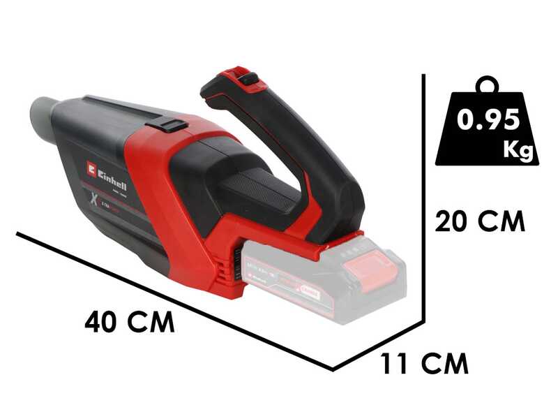 Einhell TE-HV 18/06 Li - Aspirapolvere portatile a batteria - 18V 4Ah