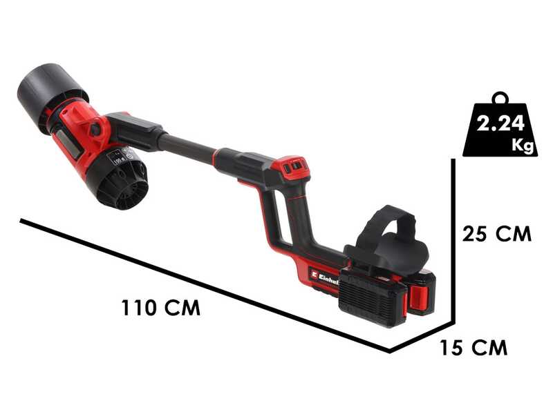 Einhell GP-LB 36/270 Li E BL - Soffiatore a batteria - 36v - 2x18V 5.2Ah