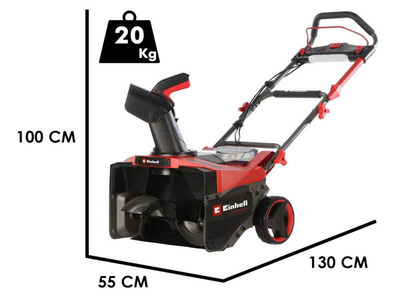 Einhell GP-ST 36/53 Li E BL - Spazzaneve a batteria - 36V - 2x 18V 5.2Ah