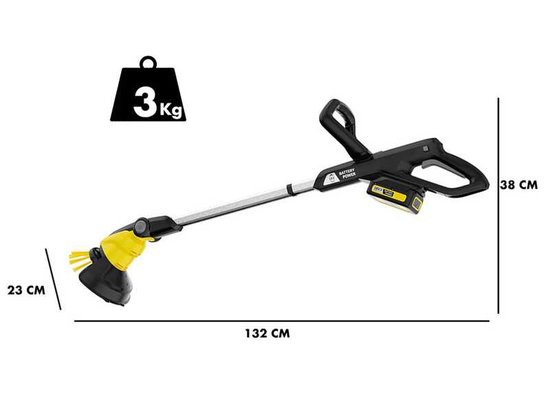 Karcher WRE18-55 - Rimuovi erbacce a batteria - 18V 5Ah