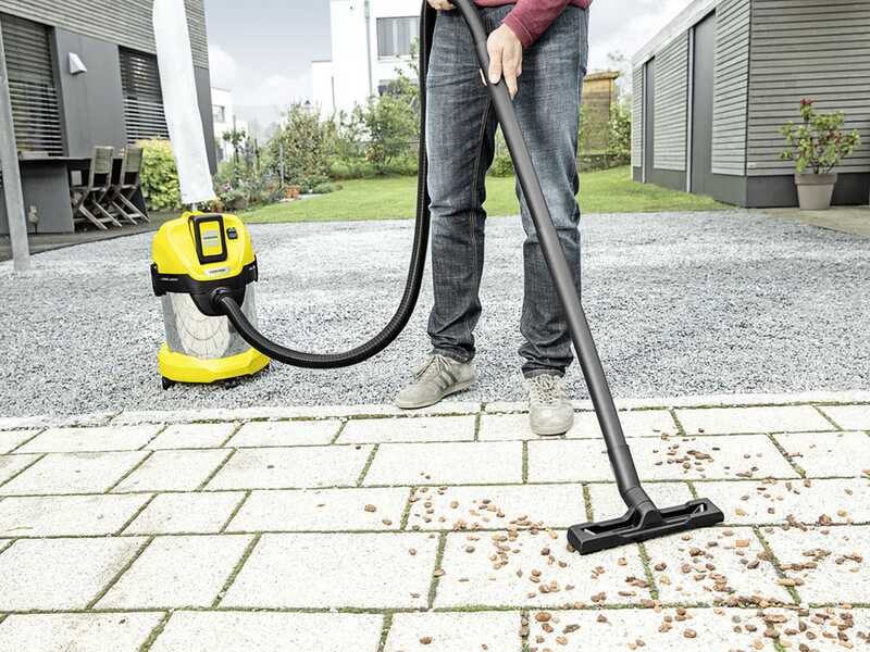 Karcher WD 3 Premium Battery 36 V - Aspirapolvere multiuso a batteria 36V 5Ah - Solidi liquidi e soffiatore